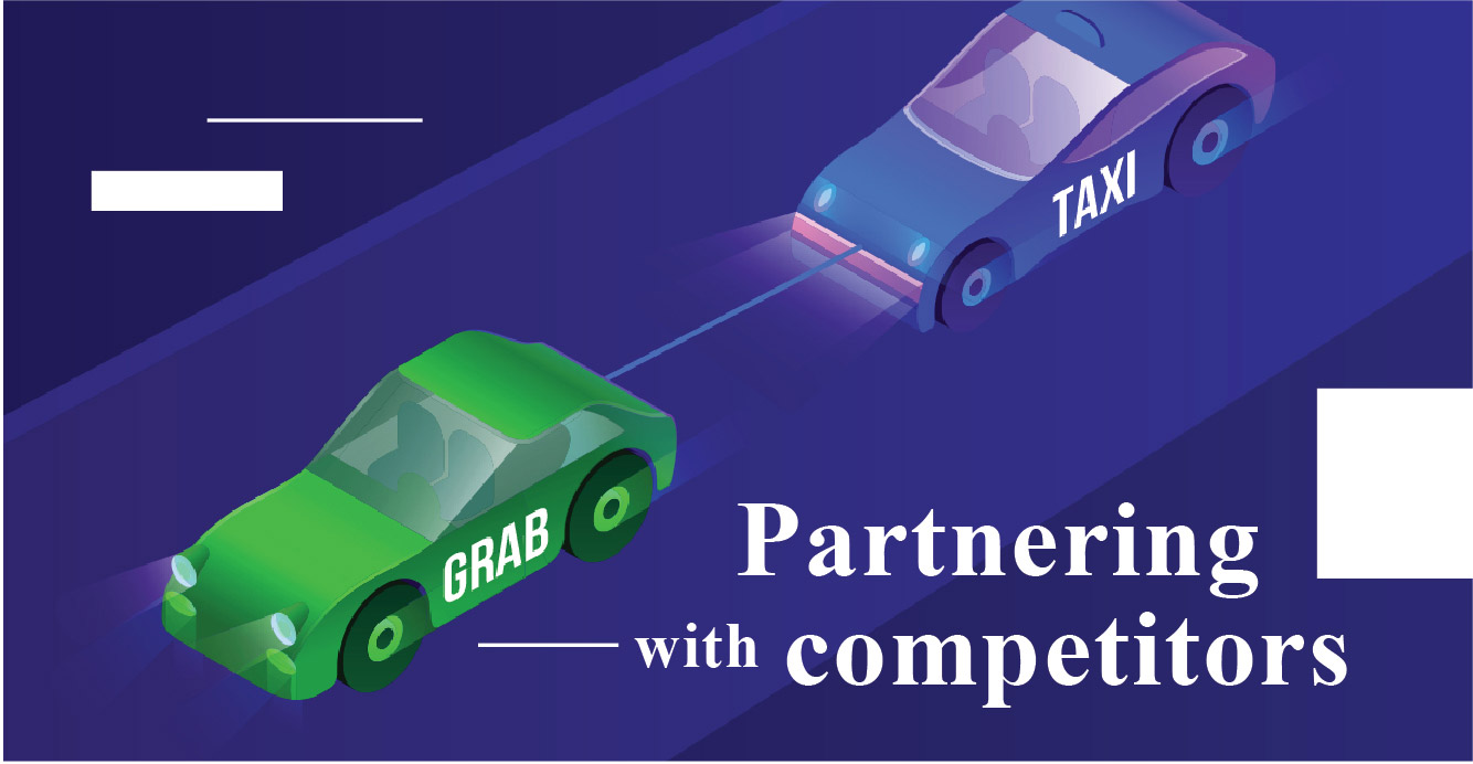 PARTNERING WITH COMPETITORS GRAB’S NEXT BOLD MOVE