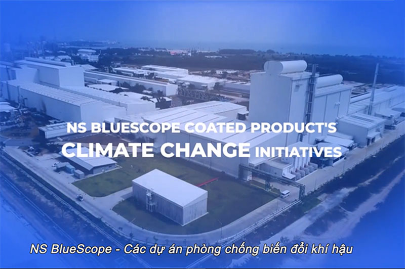 NS BLUESCOPE tự hào cam kết đóng góp vào việc BẢO VỆ MÔI TRƯỜNG và XÂY DỰNG CỘNG ĐỒNG xung quanh khu vực có hoạt động sản xuất kinh doanh của BlueScope