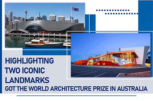 HIGHLIGHTING TWO ICONIC LANDMARKS GOT THE WORLD ARCHITECTURE PRIZE IN AUSTRALIA