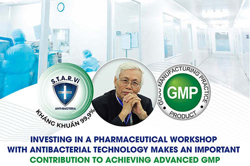 INVESTING IN A PHARMACEUTICAL WORKSHOP WITH ANTIBACTERIAL TECHNOLOGY MAKES AN IMPORTANT CONTRIBUTION TO ACHIEVING ADVANCED GMP