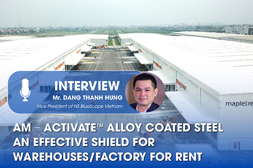 AM – ACTIVATE™ ALLOY COATED STEEL – AN EFFECTIVE SHIELD FOR WAREHOUSES/FACTORY FOR RENT