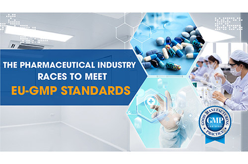 THE PHARMACEUTICAL INDUSTRY RACES TO MEET EU-GMP STANDARDS